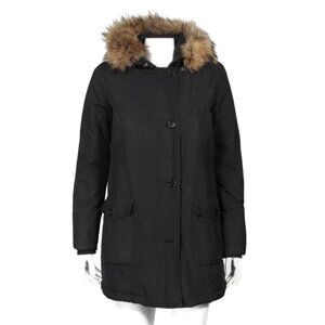 WOOLRICH John Rich Bros Arctic Parka 60/40 Ramar Cloth Fur Hooded Jacket XS /821